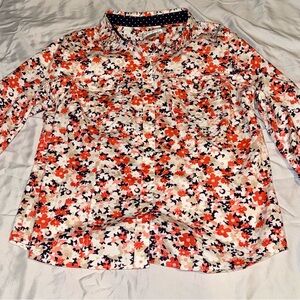 Colorful Floral Button Down Shirt